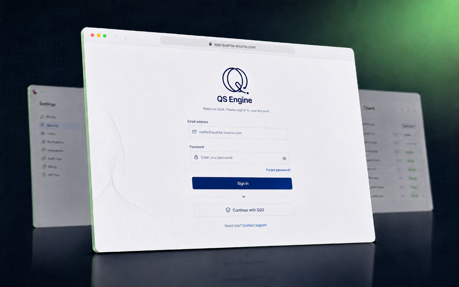 The QS Engine — Quanta Source's in-house sourcing and trading platform